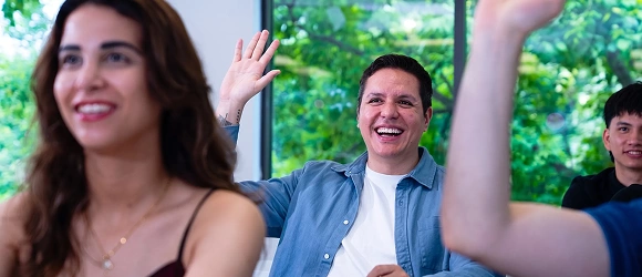 A group session in a mental health support setting
